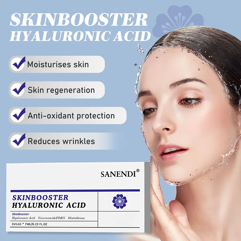 5 In 1 NAD+ Blue Copper Peptide Serum Hyaluronic Acid  Vita Essence Smoothing Hyadration Der.pen Kit Liquid Korean Skin Care Set view 2