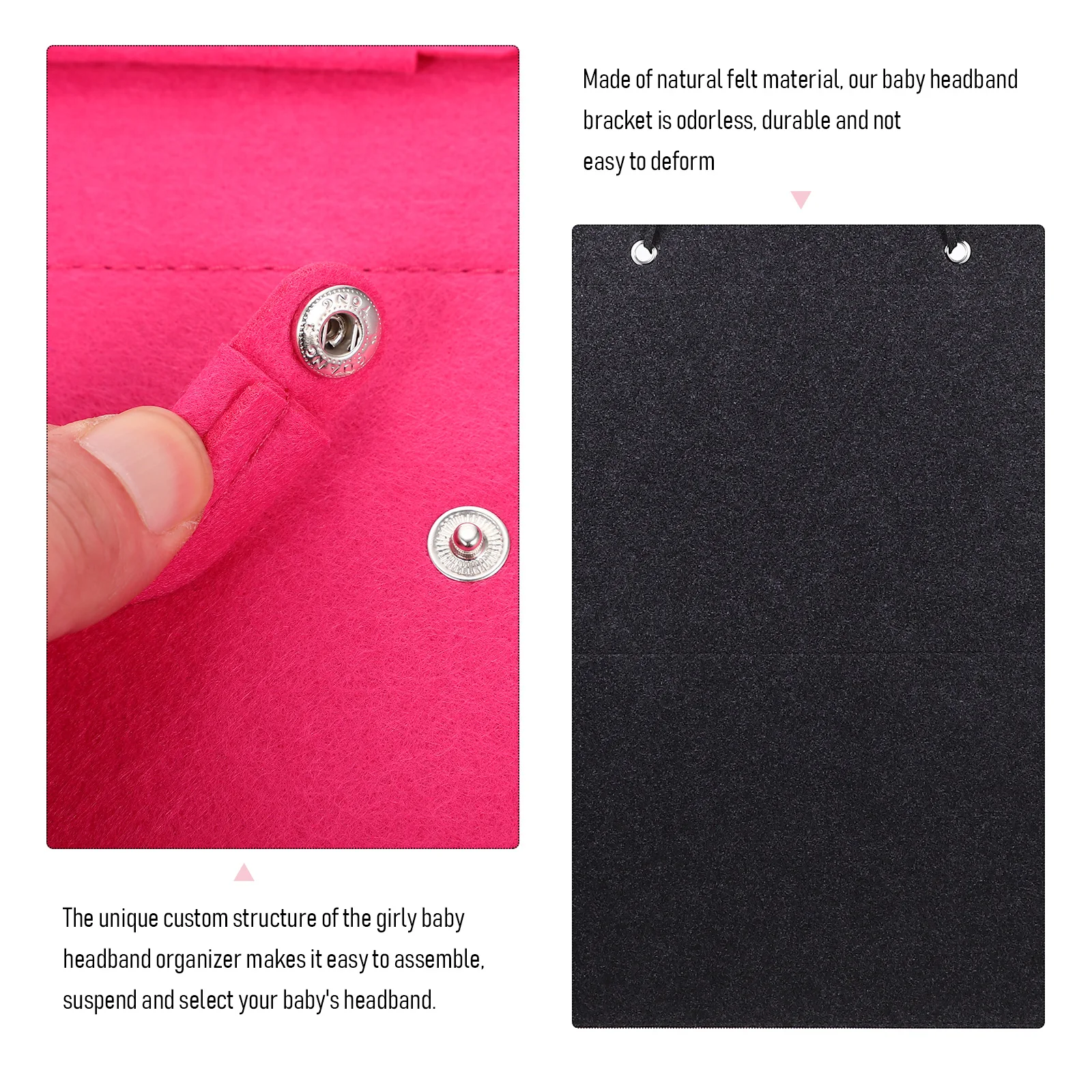 

Headb Storage Bag Hairb Hanging Holder Bowknot Display ganizer Premium Felt Material Usage Long Term Unique Design Room