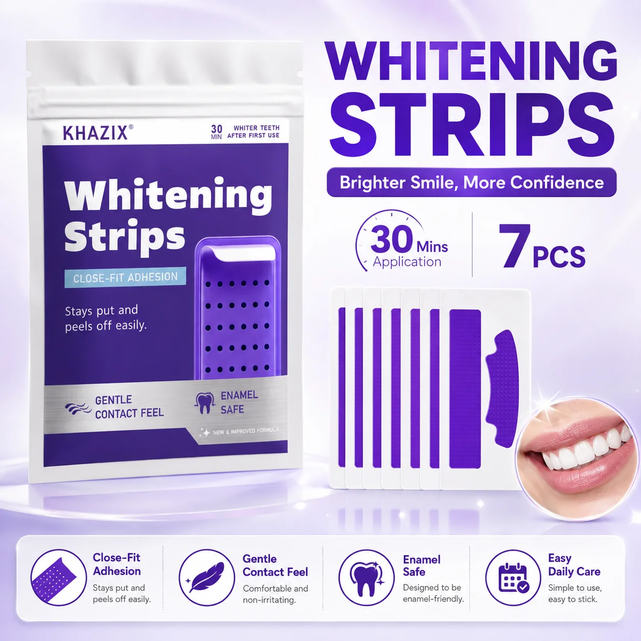 7 Strisce Sbiancanti per Denti - Teeth Whitening Strips recensione e prezzo