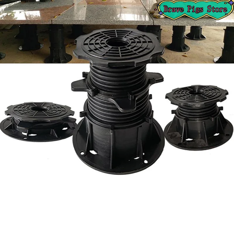 

[HM]Height Adjustable Decking Support Pedestal Set Eliminate Slope Difference Decking Boards Slab Bearing Terrace Bearing[HM]