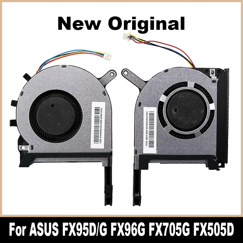 Новый оригинальный охлаждающий вентилятор для ноутбука ASUS TUF Gaming FX95D FX95G FX96G FX705G FX505D FX505DU, высокое качество, 100% тестирование Новый оригинальный охлаждающий вентилятор для ноутбука ASUS TUF Gaming FX95D FX95G FX96G FX705G FX505D FX505DU, высокое качество, 100% тестирование