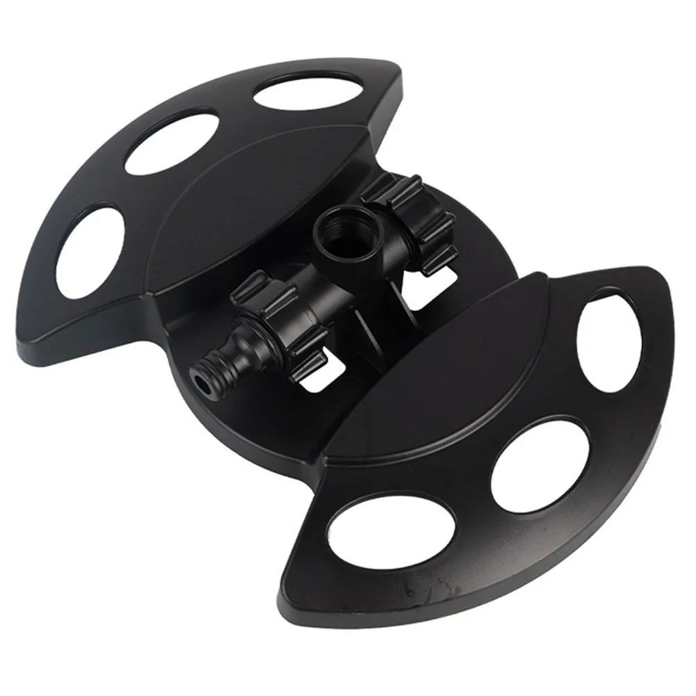 Adjustable Oscillating Sprinkler for Outdoor Watering Featuring 16 Spray Holes and Full For 360 Degree Coverage