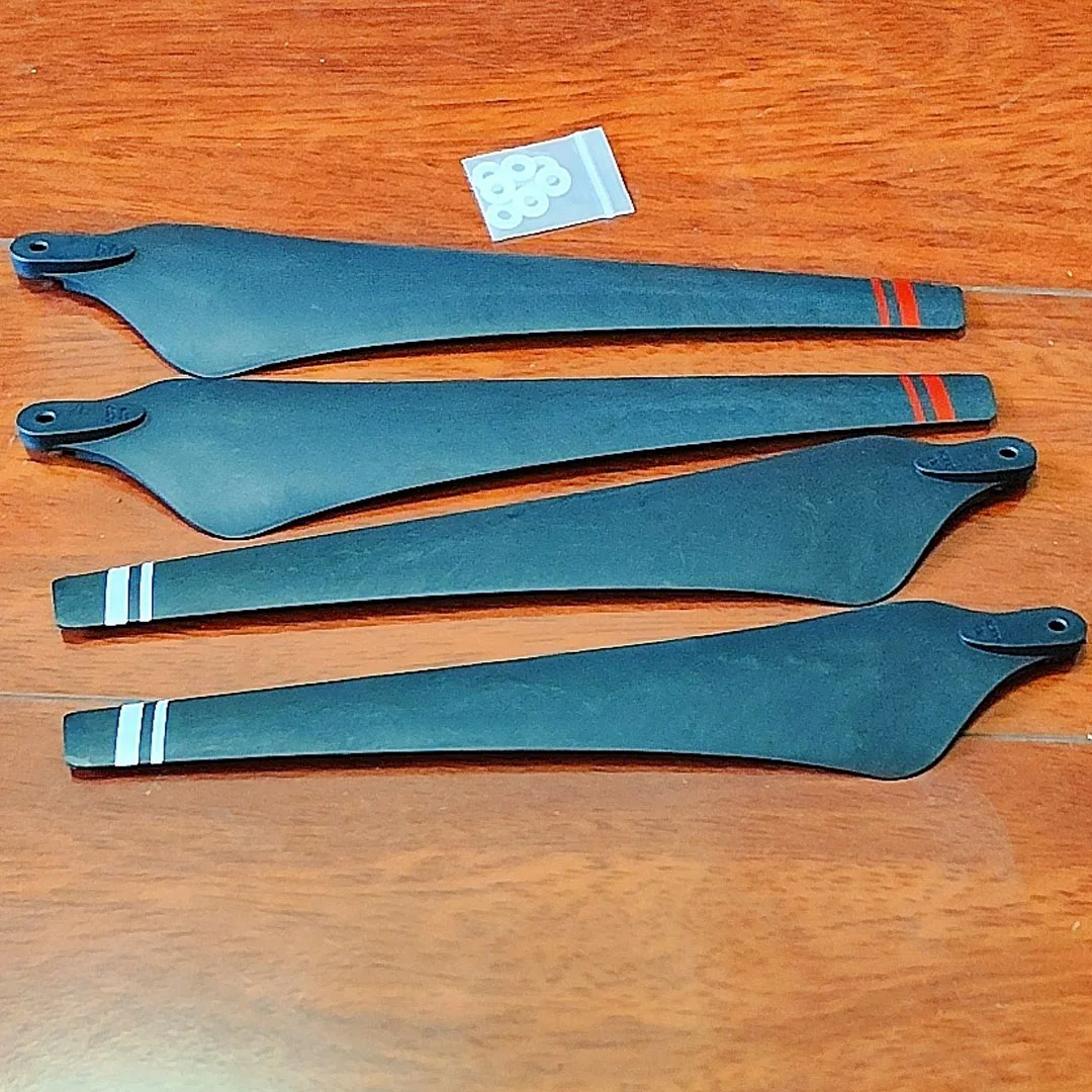8 個 2170 カーボンファイバー折りたたみプロペラブレード UAV M シリーズ 1P1S ブラシレスモーター RC 飛行機飛行機プロペラブレード