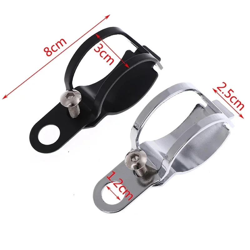 2 Pcs/Set Light Holder Lamp Brackets Motorcycle Turn Signals Fork Clamps Bracke