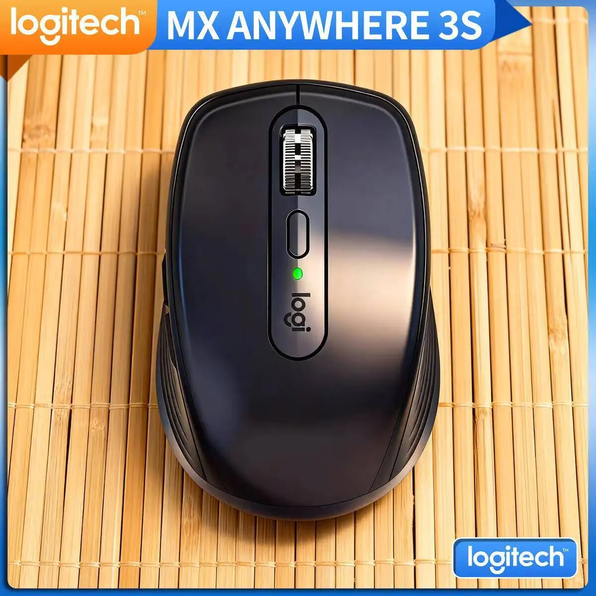 

Logitech Master Series MX Anywhere 3S Bluetooth Беспроводная бесшумная мышь Мягкий звук Офисный женский планшет