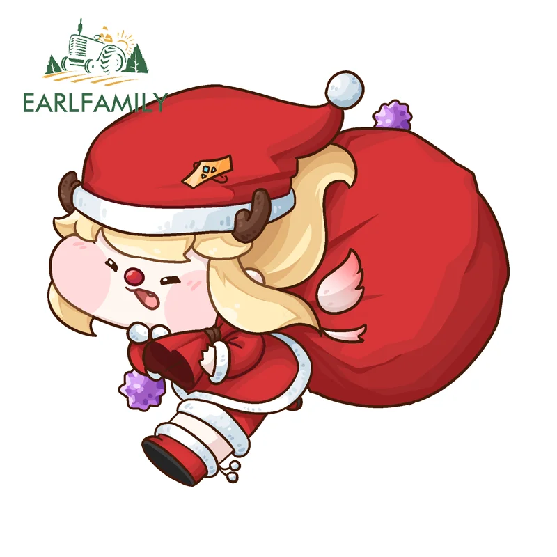 

EARLFAMILY Trickcal Kawaii Personality Stickers Attractive Amsuing Skateboard Decal DIY Graphics Vinyl DIY 3D Car Stickers