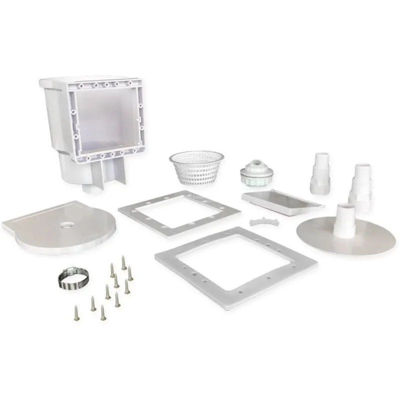 45-400 Thru-The-Wall Skimmer & Complete Accessory Kit, White