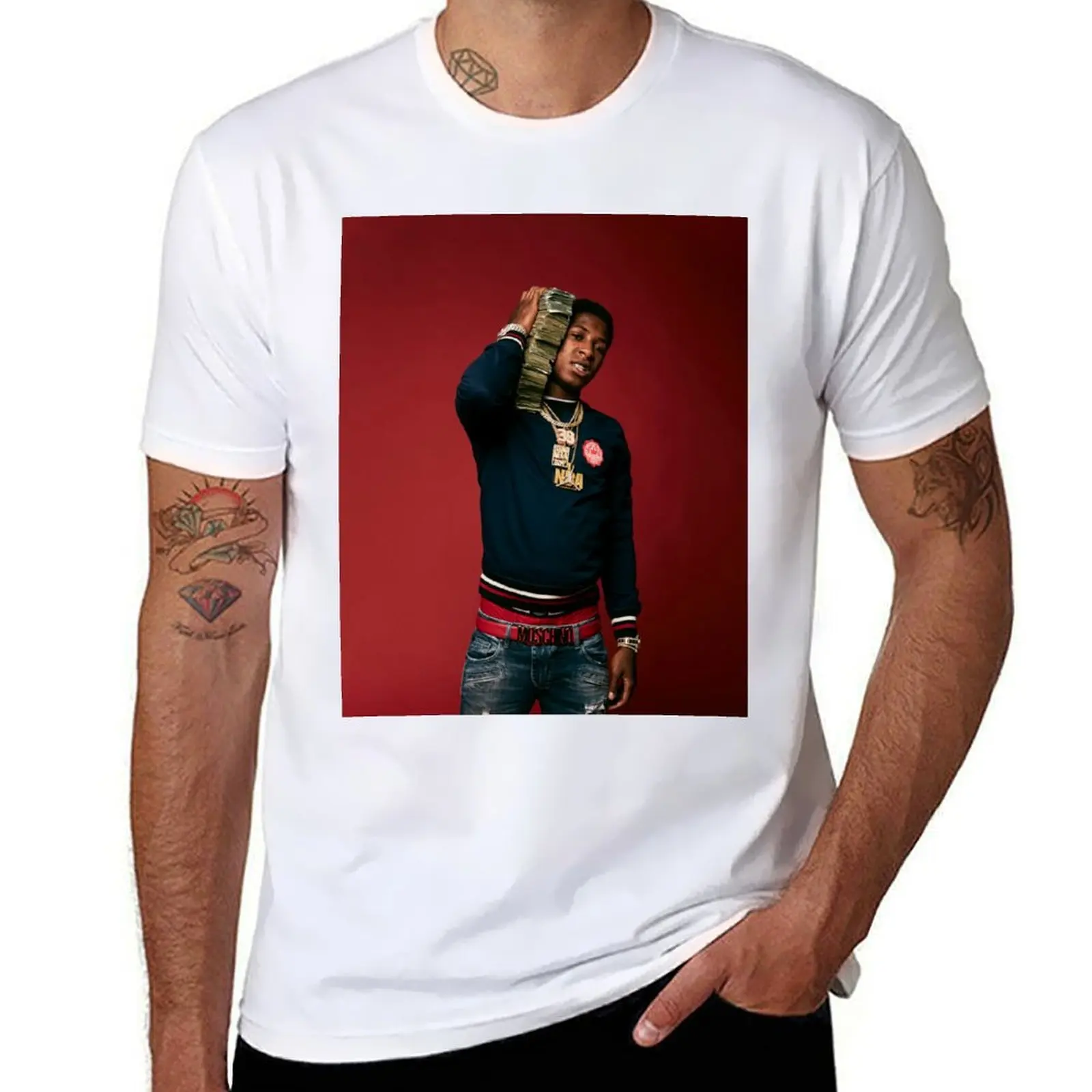 

Youngboy T-Shirt man t shirts cotton t shirt custom print T-Shirt