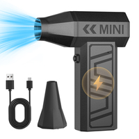 Blowing Snow Electric Air Duster Type-C Charging 4 Gears adjustable 130000RPM Turbo Jet Fan Cleaning Blower Tool