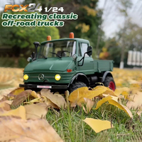 New Fms 1:24 Fcx24 Unimog Series Universal Motor Gerat Four-wheel Drive Rc Climbing Car Remote Control Electric Simulation Model