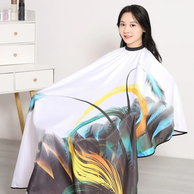 Hair stylist hair salon high-end drape high-end cloth non-stick hair apron hair dye shawl