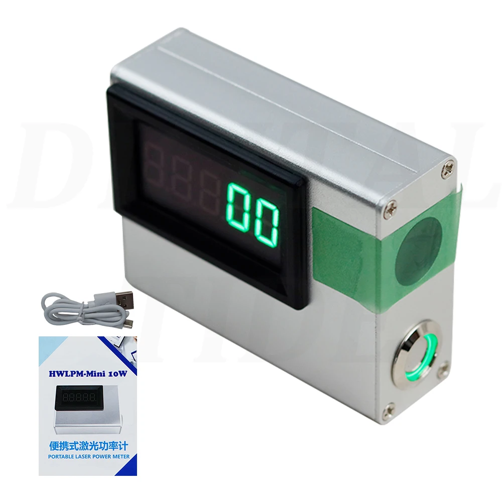 0-10W Mini Laser Power Meter Pocket 200nm~10600nm Multiwavelength Laser Power Meter Electrical Instruments 2023 New