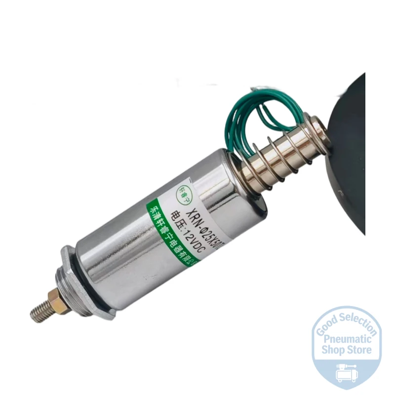 XRN-25×50TL DC 12V 24V Solenoid round Tube Small Push Actuator Threaded Cylinder for Automation And Control Applications