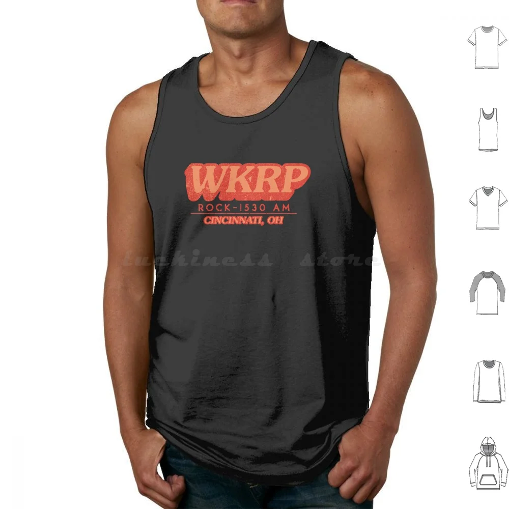 

Винтажные топы на бретелях Wkrp Cincinnati с принтом, хлопок Wkrp Cincinnati, ретро Wkrp в Cincinnati, Турция, Drop Wkrp, Турция