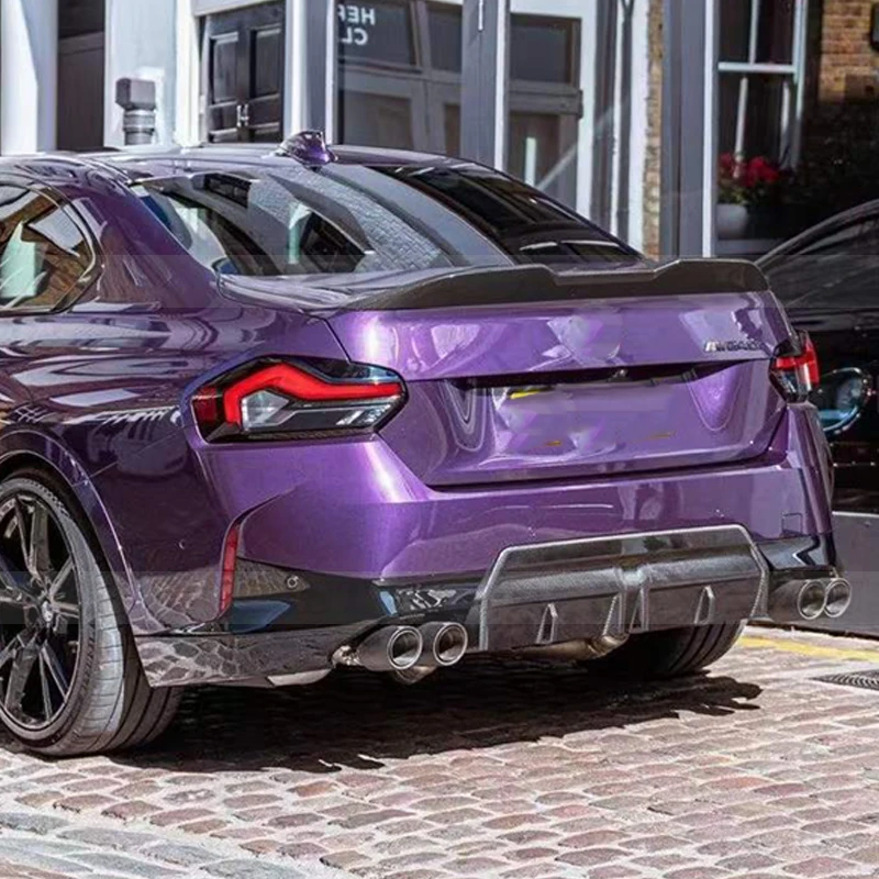 

MP Стиль Углеродное волокно Хвостовые плавники Задний бампер Спойлер Для BMW 2 серии G42 225i M240i Задний разделитель крыла Утконос Автомобильное крыло