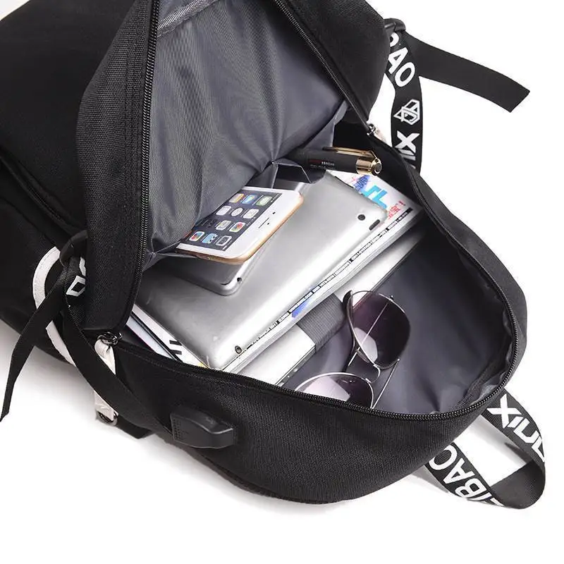 Genshin Impact Xiangqing Merchandise For Boys Girls, Middle And Primary School Students, Anime Casual Travel Laptop Backpack A