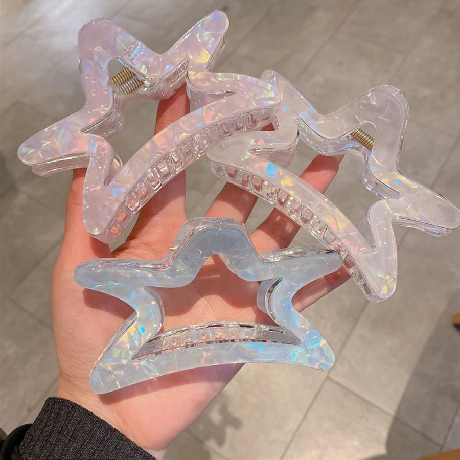 

5 шт., заколка для волос в виде звезды, морской звезды