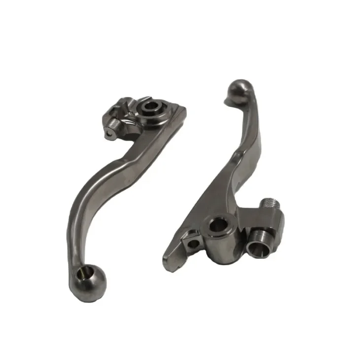 CNC machined gr5 titanium clutch hand lever for Motorcycle off-road vehicle refitted