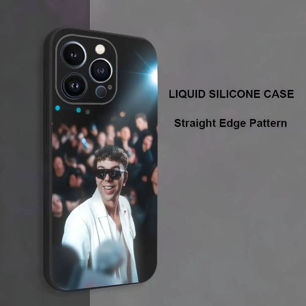 Rapper Q-Quevedo Phone Case For iPhone 17,16,15,14,13,12,11 ,Pro Max,XS,X,XR,SE,Mini,8,7,Soft Silicone Black Cover #3