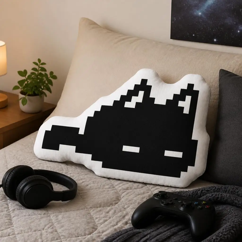 Omori mewo Plush Pillow Cushion Irregular Stuffed Throw Pillow Home Decor Gift Sofa Bed Couch