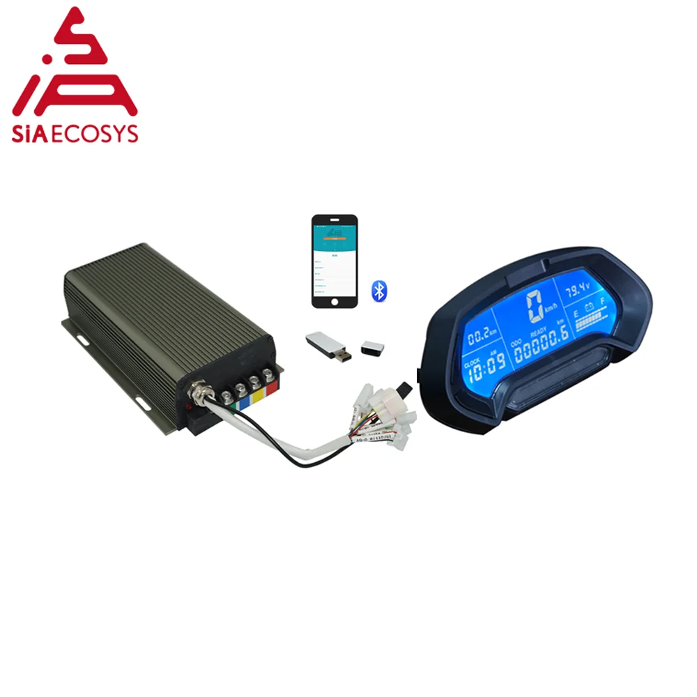 SVMC72150 V1 72V 150A Sabvoton Controller with CT-22 display for 3000W 70KPH E-bike E-Scooter E-Motorcycle from SIAECOSYS