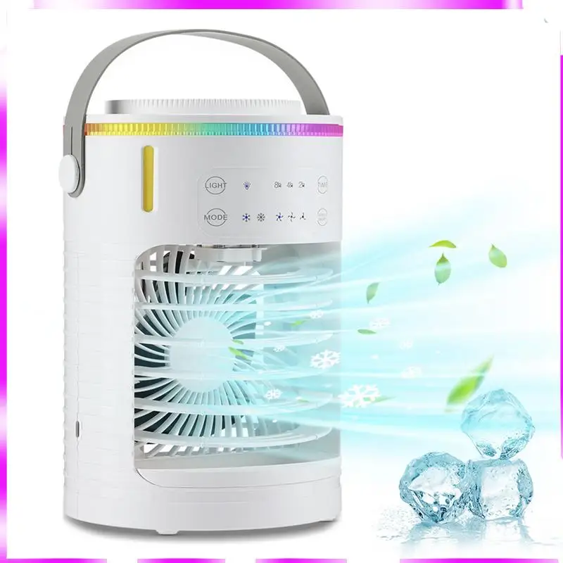 N98R Портативный вентилятор для кондиционирования воздуха Офисный портативный 3-скоростной настольный вентилятор Мини-вентилятор охлаждения
