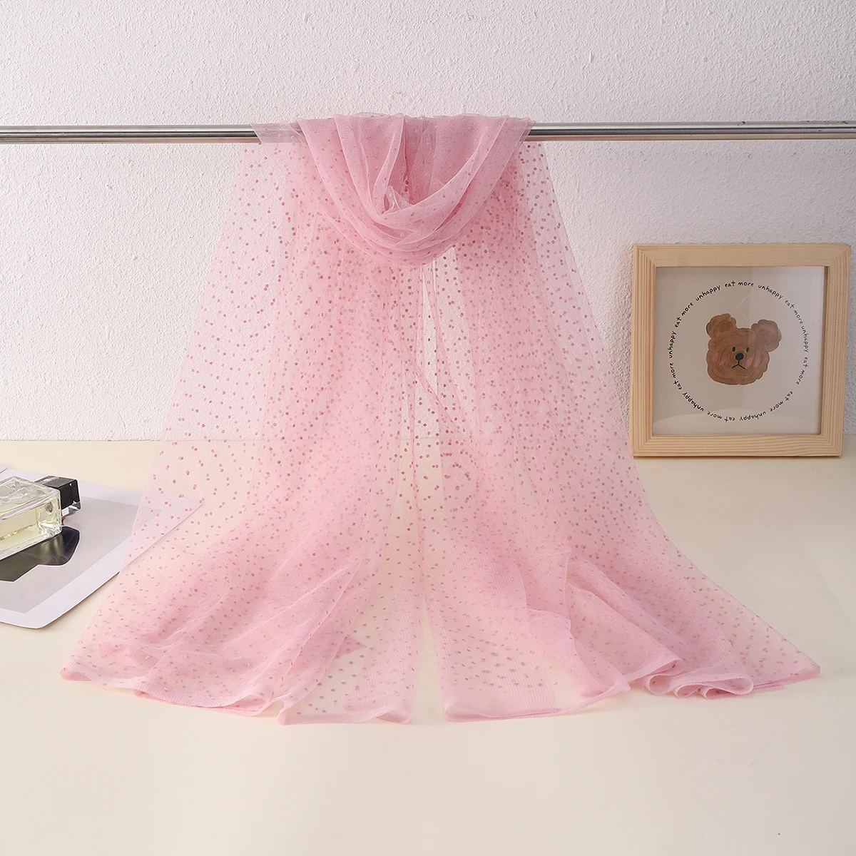 Wholesale 100% Nylon Tulle Solid Color Natural Soft Bridal Dress Chiffon Tulle Fabric  For Girls Skirt Decoration Apparel Craft