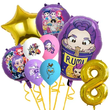 Roztomilá růžová mašle 3D čísla dortové svíčky pro narozeninové dekorace na narozeninovou párty dekorace narozeninové dekorace dort zdobení nástroje 6 nejlepší prodej Korejské párty dekorace - №4