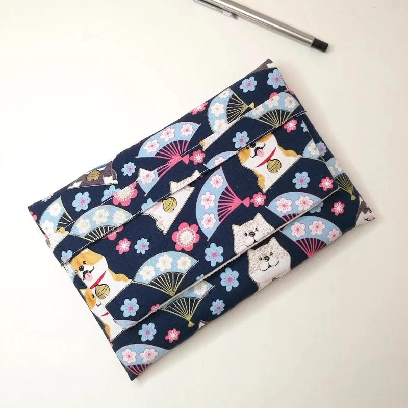 original-handmade-10-hole-support-pen-bag-pen-bag-protective-cover-pencil-case-dark-gray-lining-15x225cm