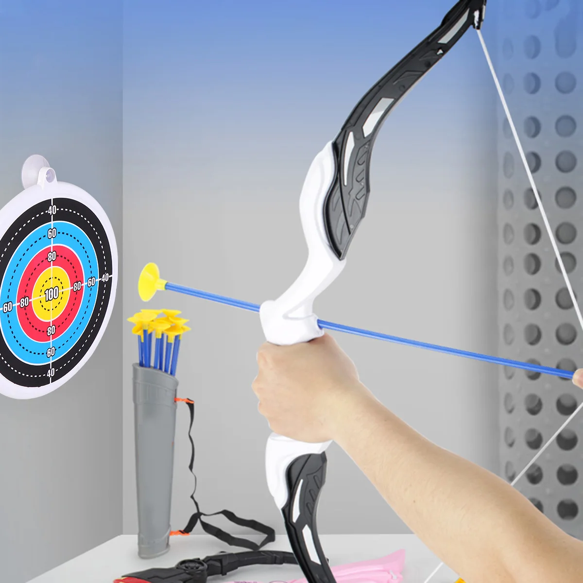 

Children's Archery Sucker Target Comes with Hook Ring Entertainment Parent-child Game Accessories Abs Plastic for