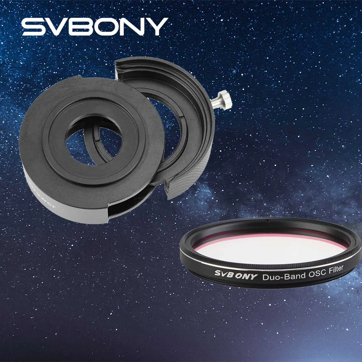 

Svbony SV226 Telescope Filter Drawer Integrated Molding Anti-Light-Leaking Design for 1.25inch & 2inch Filter Mounted Deep Sky