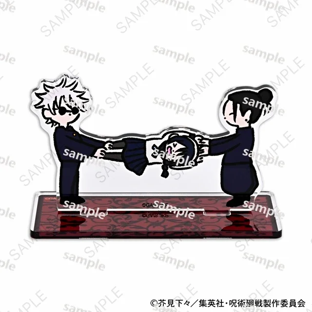 Game Geto Suguru Ieiri Shoko Gojo Satoru Acrylic Stand Doll Anime Mini Figure Model Plate Cosplay Toy for Gift