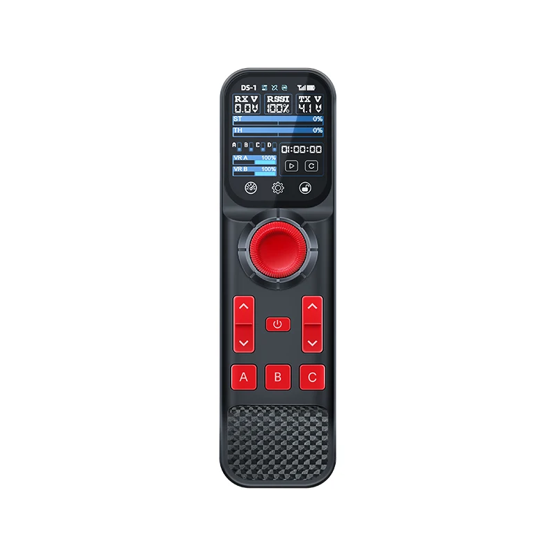 HOTRC DS800 8CH 2.4G Radio System Transmitter Color Screen Remote Control For Lawn Mower and Vehicle and Vessel Control