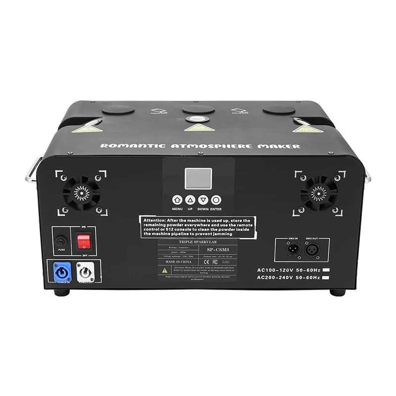 

Three-head electronic flower spray machine opening ceremony atmosphere machine stage