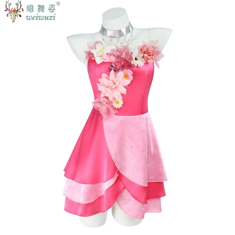 

Halloween Costume Flora Fairy Cosplay Costume Cute Genie Dress Fancy Party Fashion Cute Stage Perfermance Clothing Fancy Pretty