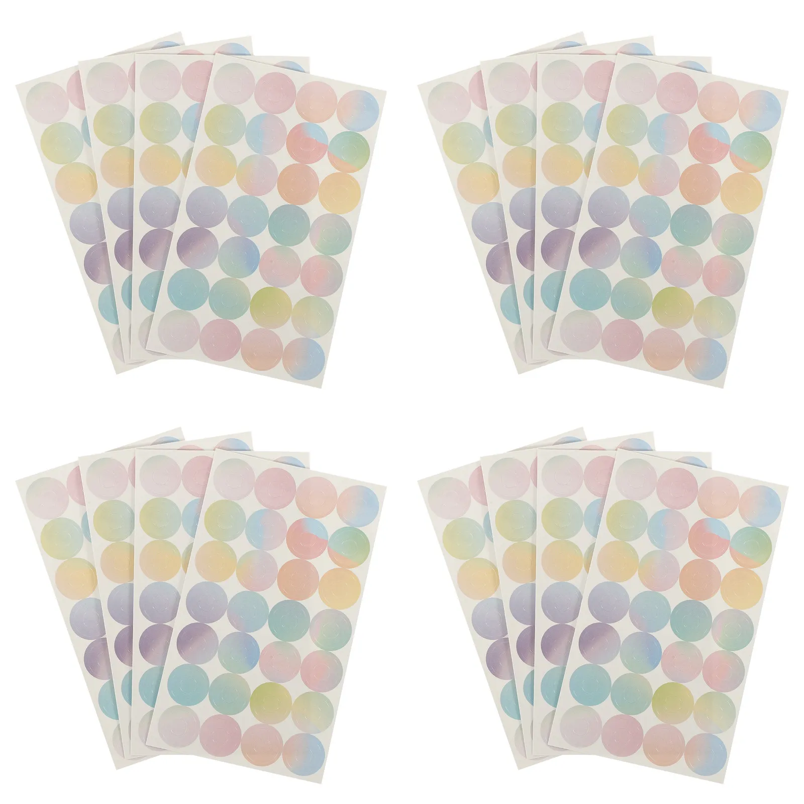 

16 листов защитных наклеек для усиления отверстий, этикетки для ремонта кольцевых переплетов и усиления круглых отверстий в бумаге