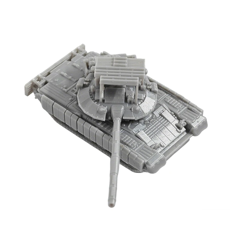 

Набор из 5 3D-печатных миниатюрных моделей основного боевого танка T-80BVM с усиленной броней, масштаб 1/144, для песочницы, для самостоятельной покраски и демонстрации