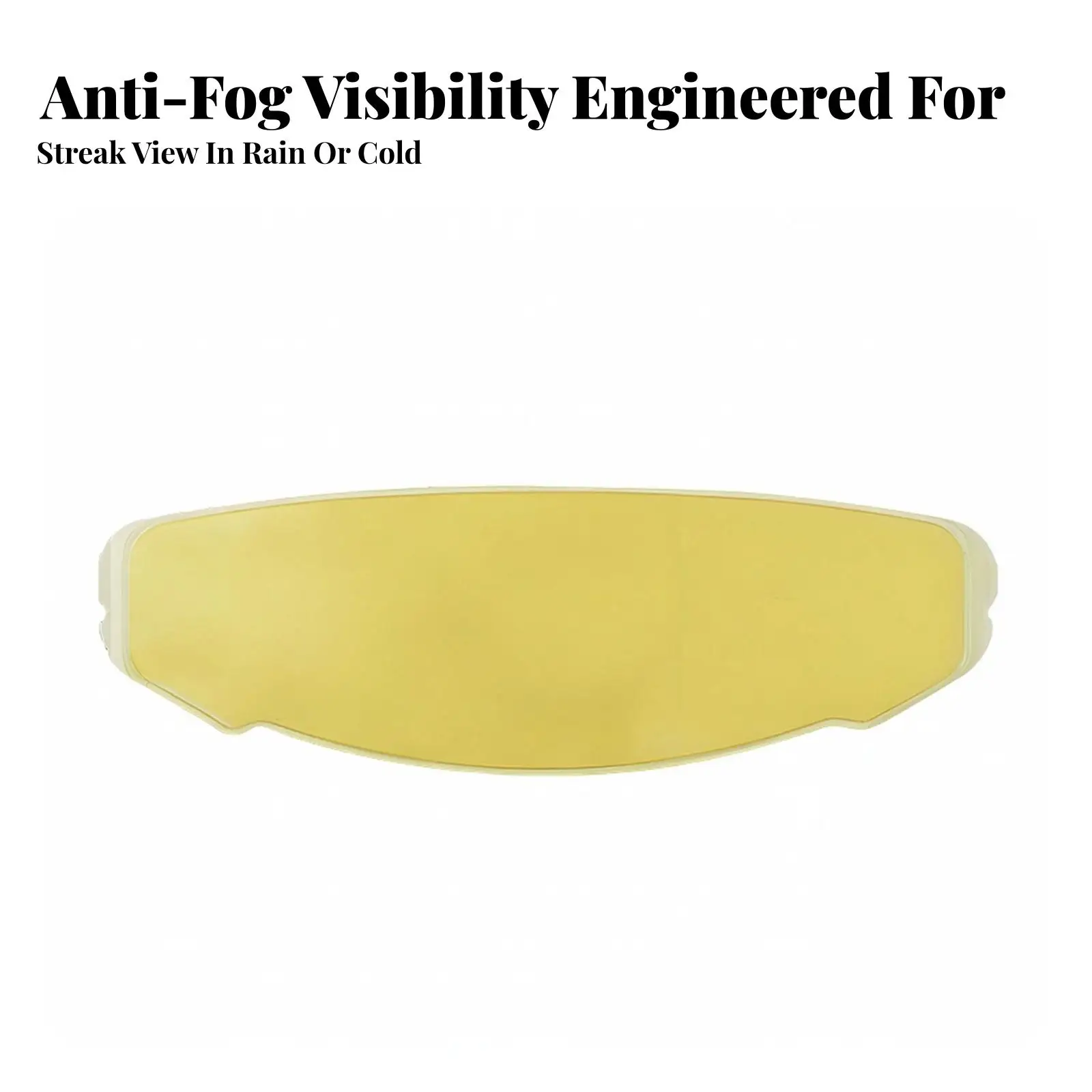 Lightweight Anti-Fog Insert Film | Flexible Curved Design, Anti-Fog Visor Insert, for