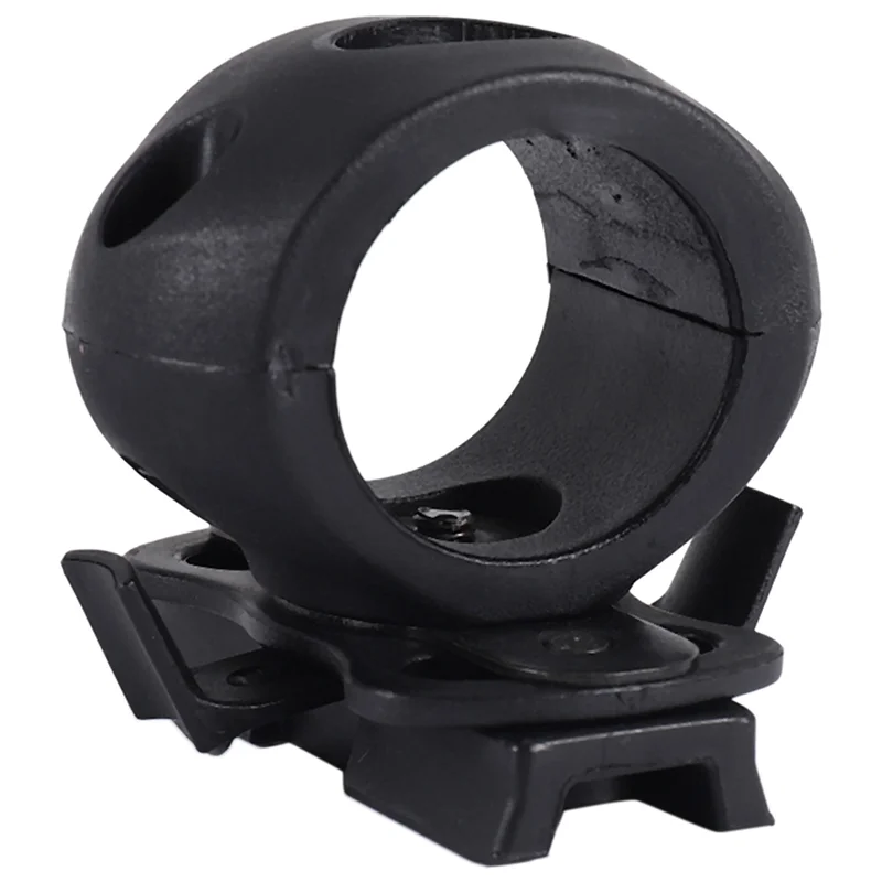 ABUH-حامل مشبك مصباح يدوي سريع الإصدار لخوذة سريعة عالمية (FAST، MICH، IBH، إلخ. مع خوذة السكك الحديدية) قطر 2.5 سم