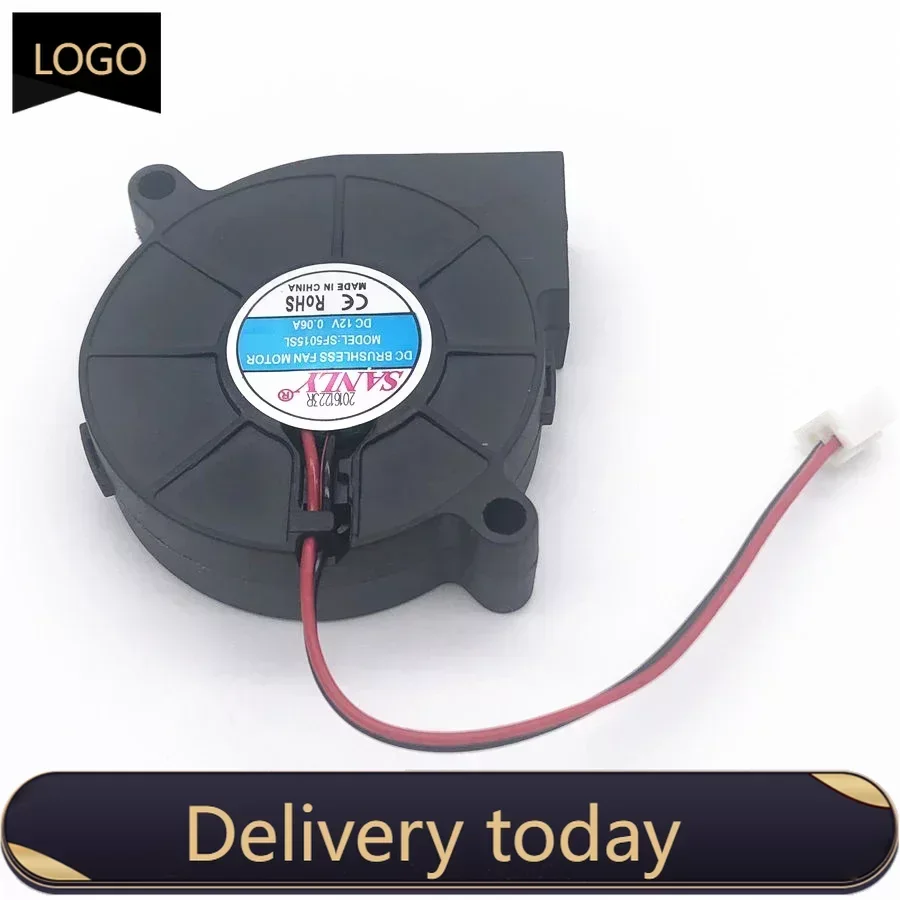Yeni SANLY SF5015SL 12 V 0.06A fan Nemlendirici fan 5 cm 5015 50x50x15mm üfleyici SF5015SM 3 adet 2PIN