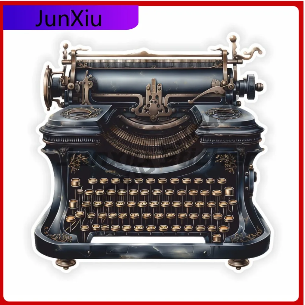 

Gothic Typewriter Decals Waterproof Vinyl Sticker Adventure Motorcycle Stickers Bumper Sticker Funny Decoration Accessories Pvc