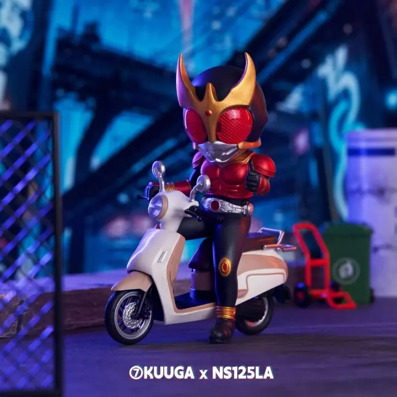 

Bandai BNFIGURE Q Kamen Rider X Honda Blind Box 555 NS125LA Motorcycle Anime Figure Collectible Model Toy For Anime Fans Display