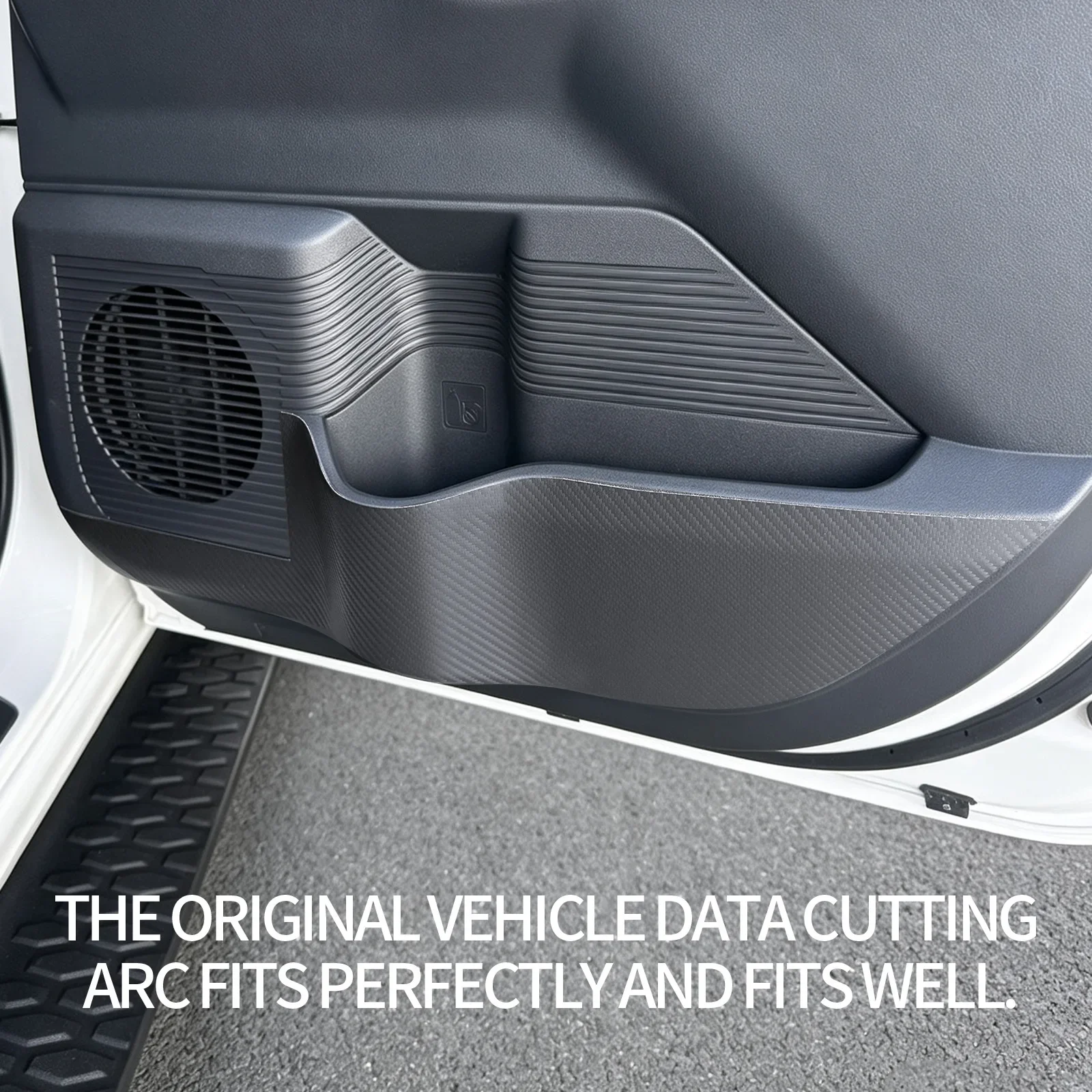 For Toyota Hilux 2026 Car Door Anti-Kick Mat Sticker Leather Car Door Panel Anti-Dirty Protection Pad Car Interior Accessories detail image 3