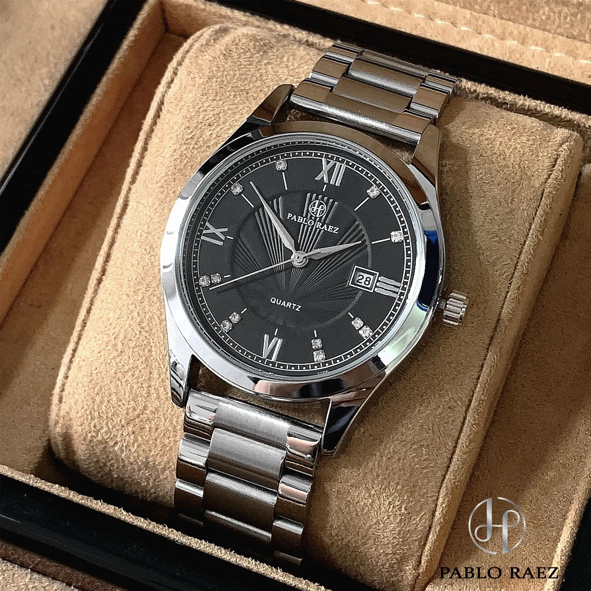 

ZH112 Модные повседневные мужские часы с темпераментным календарем, водонепроницаемые кварцевые часы, деловые часы, подарок, часы для мужчин