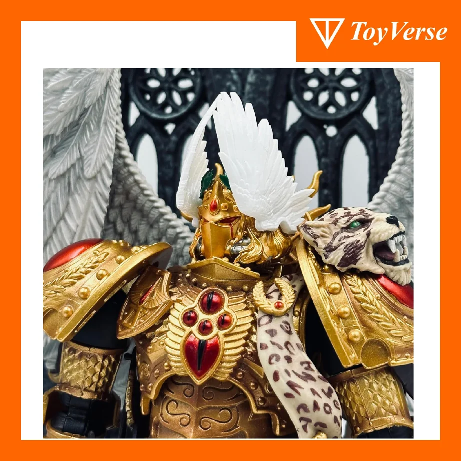 อะไหล่หมวก TOYVERSE JOYTOY 1/18 Warhammer อุปกรณ์เสริม Blood Angels Sanguinius Primarch 2 รุ่น