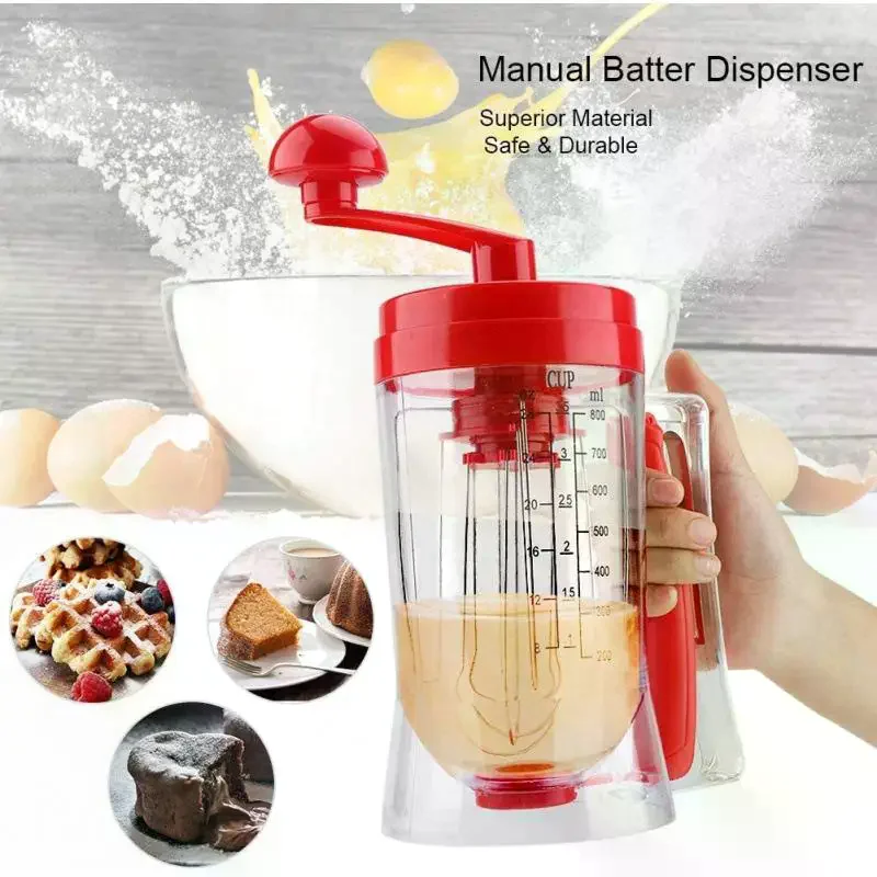 Kitchen.Baking Labels - เครื่องจ่ายแบบมือถือพร้อมฉลากวัดปริมาณ สำหรับบีบครัวเรือน อุปกรณ์ทำขนม คุกกี้ เค้ก มัฟฟิน