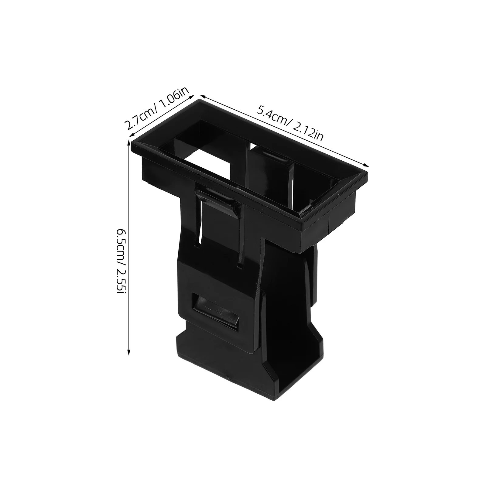 10pcs Circuit Breaker Bracket Durable Plastic Concealed Mount Spacesaving Design Easy Installation Small Breaker Holder Fixed