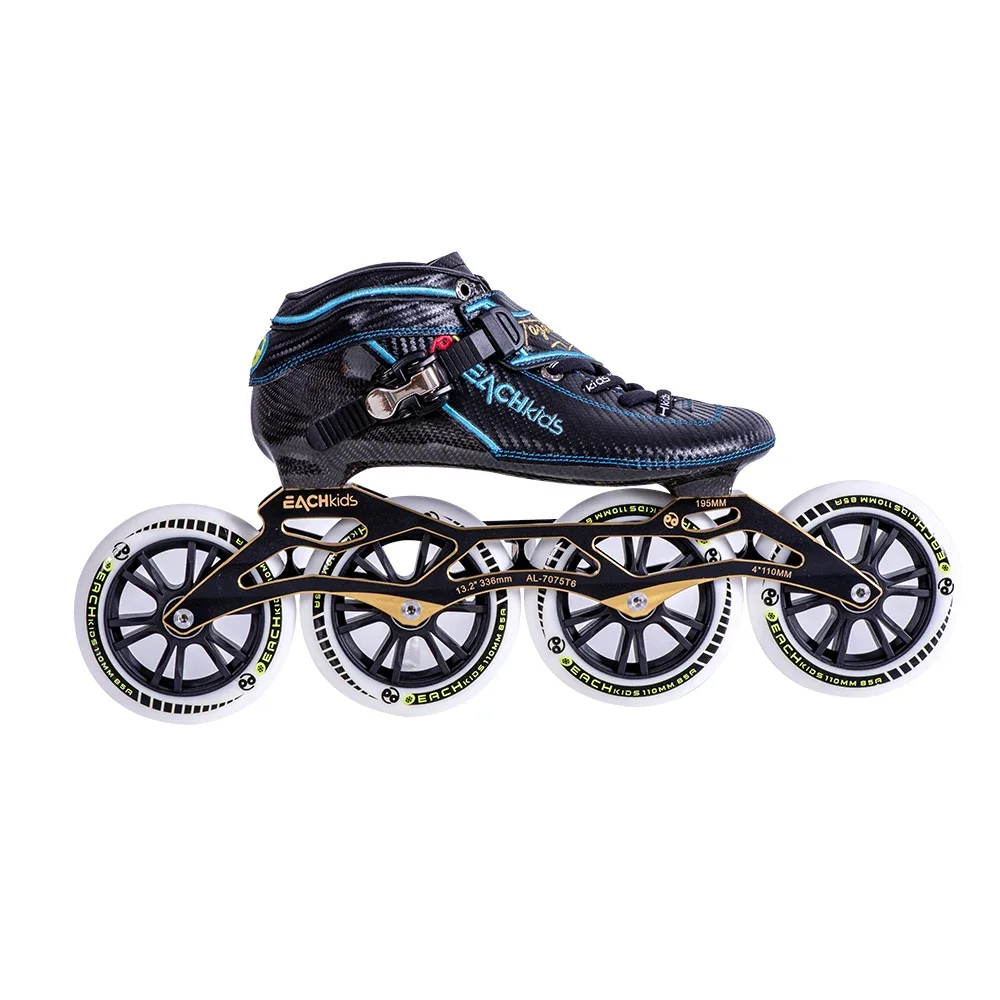 Professional Inline Skates Outdoor Sport Carbon Fiber Speed Skating Shoes for Adult Kids Boys Girls