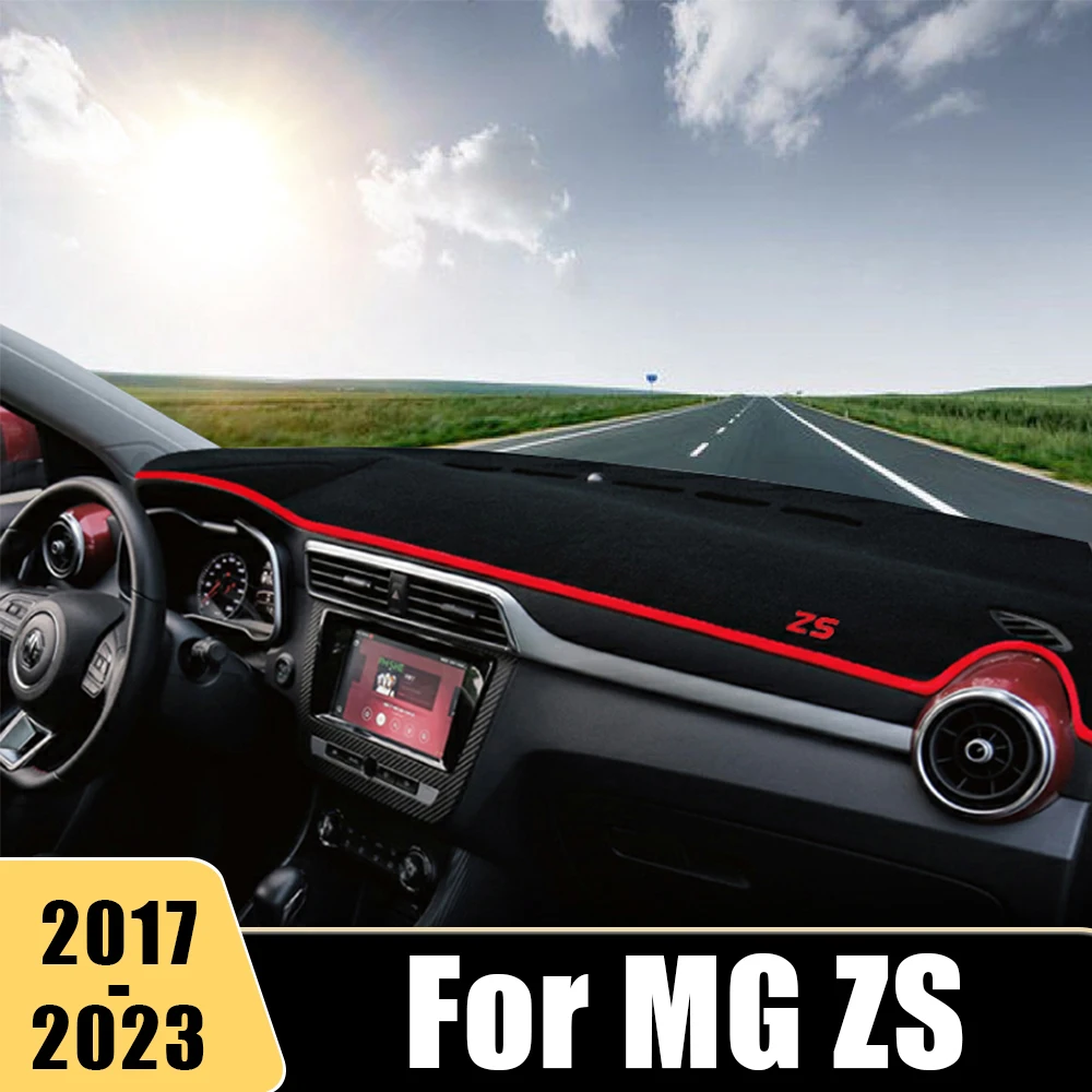 

For MG ZS EZS EV 2017 2018 2019 2020 2021 2022 2023 Car Dashboard Cover Mat Anti-UV Non-Slip Pad Instrument Carpet Accessories