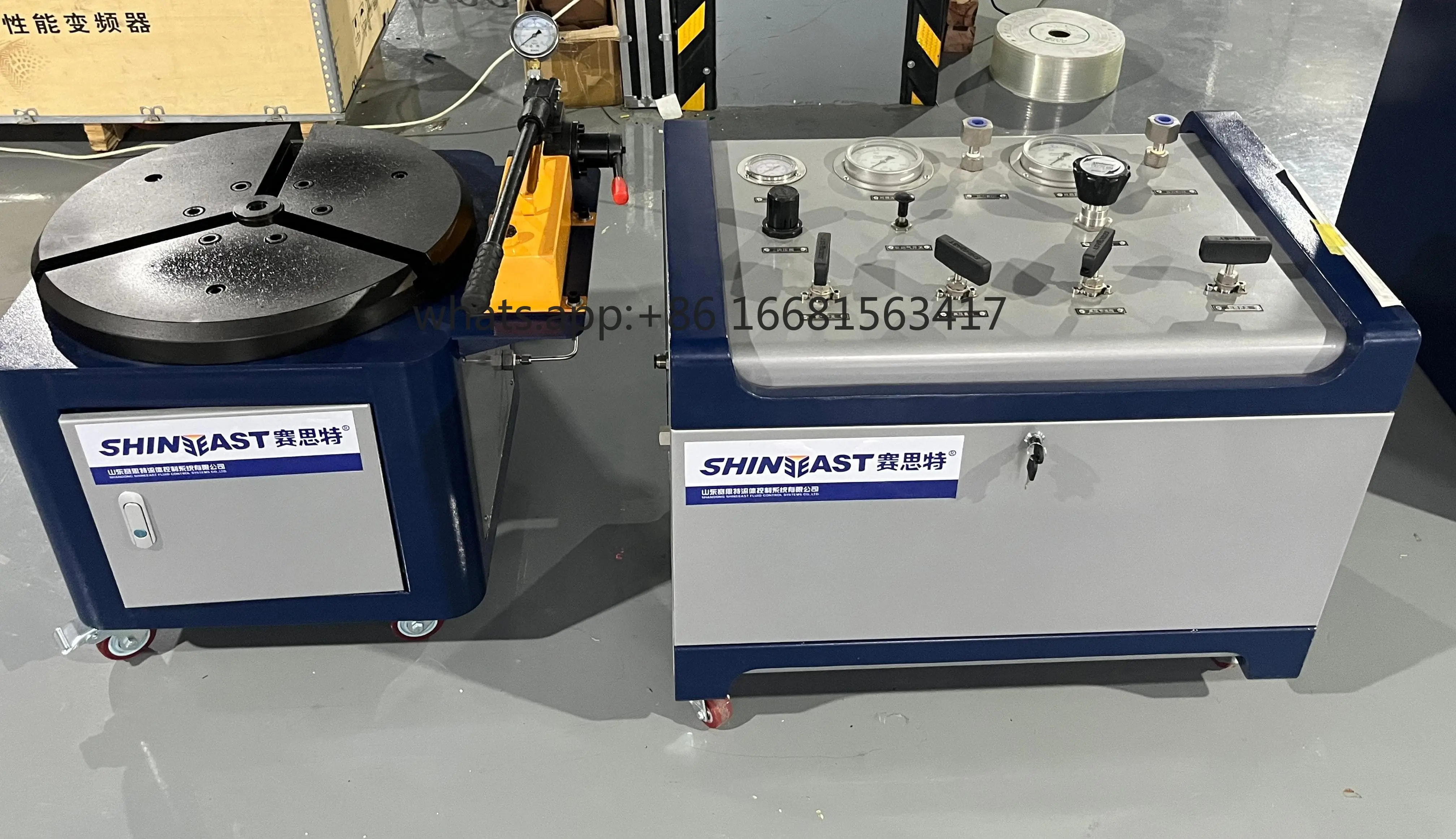 DN15-200 Manual Portable Pneumatic Hydraulic Safety Pressure Relief Valve Leak Test Bench